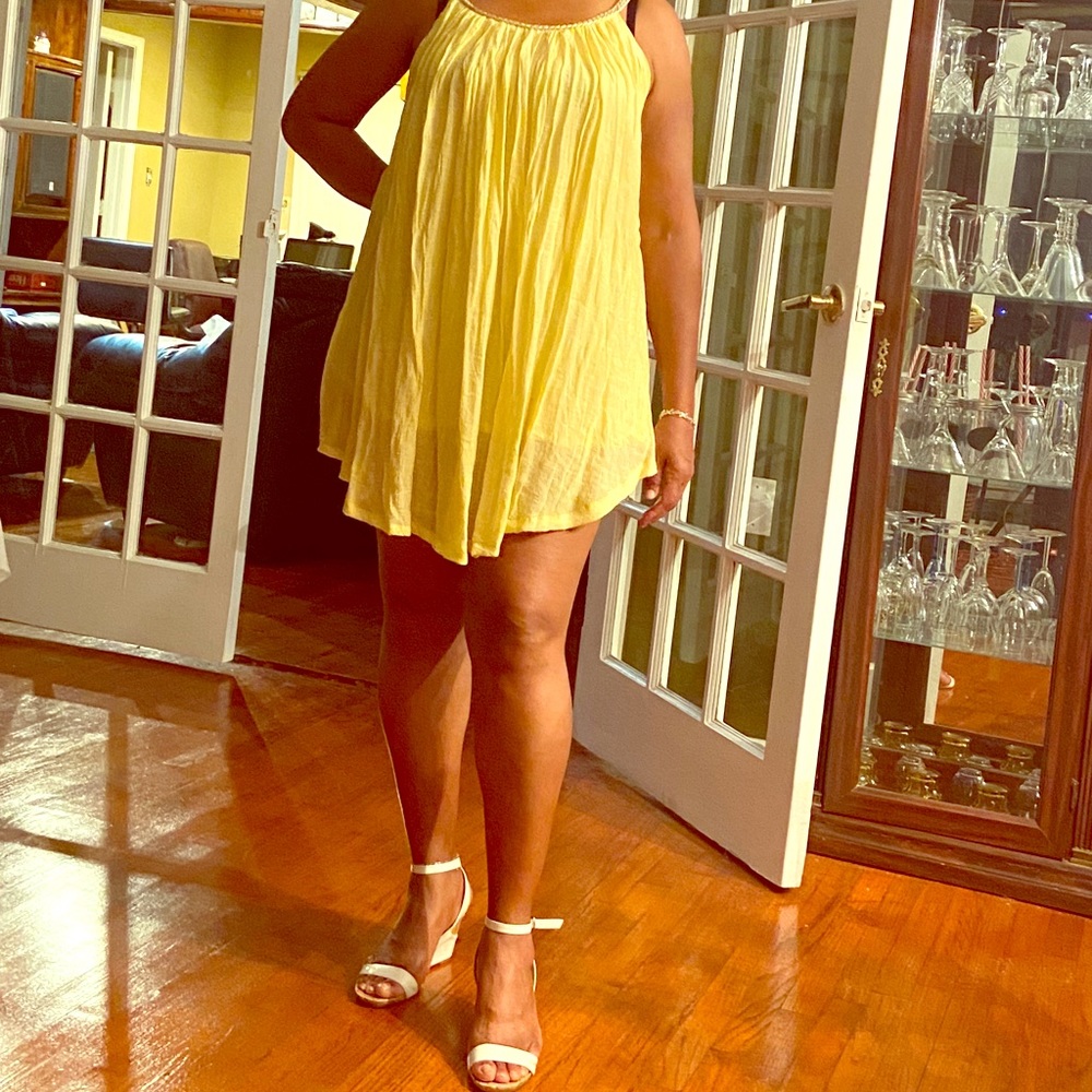 Sexy Little Yellow Dress!!